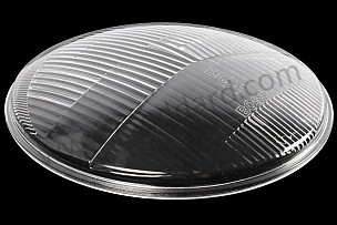 Headlight Lens, Bosch, For Euro 356C, 911 And 912 Up To 1967 ASYMMETRIC / WHITE / WHITE (SIC63111100)