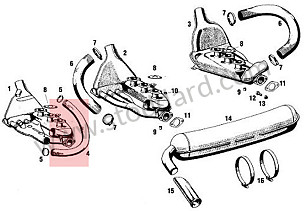 Air Hose - Heat Exchanger To Regulator Housing. 1969-1973 (w/mechanical Injection).  (91110815100)