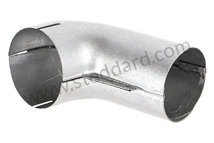 Hot Air Hose Elbow on Heat Exchanger  (91121113100)