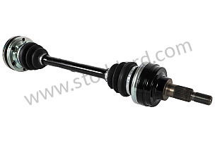 Axle shaft w/stub axle, 10mm bolts  (SIC33202416)