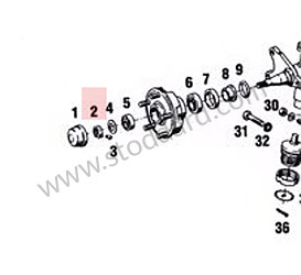 Front Wheel Bearing Clamping Nut, 2 Required. 911 1970-1989. 944 924 968 928 18 x 1 MM (91134167300)