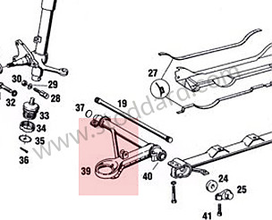 Front Lower Control Arm. Left, Fits 911 1974-1989 Porsche Factory Part FRONT LEFT (91134190101)