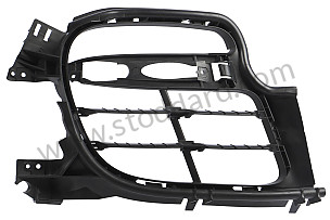RETAINING FRAME black / black (01C) / FRONT RIGHT (9975055640601C)
