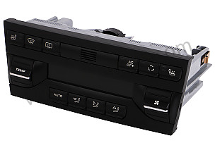 CONTROL PART Matt black/Galvanized silver / Matt black/Galvanized silver (FTC) / OPTION: AIR CONDITIONER (Option code: I573) (99765321503FTC)