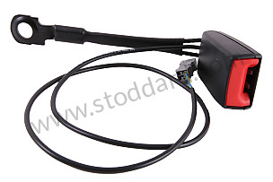 SEAT-BELT BUCKLE LEFT / OPTION: SPORTS BUCKET SEAT, LEFT (Option code: I388), OPTION: SPORTS BUCKET SEAT, RIGHT (Option code: I389) (99780318311)