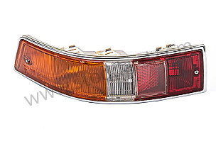 Euro-Spec Rear Tail Light Assembly, Left, 911 912 1965-1968 Adaptive / YELLOW / YELLOW / PLASTIC / for OUTSIDE UNITED STATES OF AMERICA only / REAR LEFT / adaptable (SIC63140302)