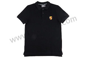 POLO SHIRT WITH ESSENTIAL COAT BLACK / BLACK / XL (WAP5920XL0B)