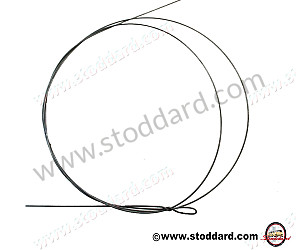 Heater Cable 911 1974-1986 With Manual Heat Control. MANUAL HEATING (91142470101)