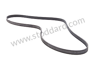 POLY-RIB BELT OPTION: SPECIAL GT2 ENGINE PARTS (Option code: I101), OPTION: WITHOUT AIR CONDITIONER (Option code: I574) (99710215170)