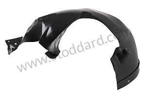 WHEEL-HOUSING LINER FRONT LEFT PART TOWARDS REAR / OPTION: RS VERSION (Option code: I004) (99750420392)