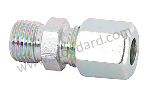 Fitting From Outlet Oil Line to Oil Canister for 356 and 912  (PCG10500102)