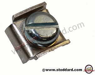 Front And Rear Hood Cable Clamp, For All 356, 911 Front 1974 Thru 1998.  (91151106700)