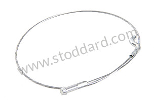 Wire Pull For Seat Backrest. 911 930 1974-1986, 924 944  (91152136102)
