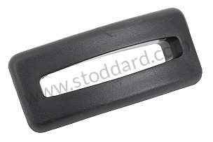 Seat Release Knob Trim Piece, 911 1974-89 black / black (01C) (9115218150001C)