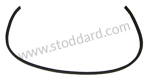 Targa And Cabriolet Right Side Door Seal 911 1974-89 930 RIGHT (91153109640)