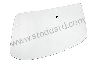 PORSCHE 911 1977-1984 Windshield, Clear, Marked Pilkington, with Mirror Center Pad FOR ASSEMBLY WITH MOULDING / LIGHT / LIGHT (91154101100)