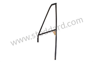 DOOR GLASS FRAME FOR FIXED WINDOW / BLACK / BLACK / FRONT LEFT (9115420194370K)