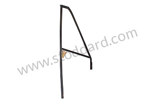 DOOR GLASS FRAME FOR FIXED WINDOW / BLACK / BLACK / FRONT RIGHT (9115420204370K)