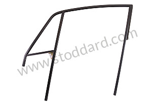 DOOR GLASS FRAME BLACK / BLACK / LEFT (9115420290270K)