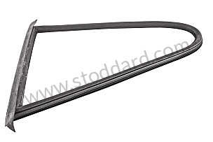 Quarter Window Seal, Right For Non-Opening Quarter Window, 1970-1977 FOR FIXED WINDOW / REAR RIGHT (91154303604)