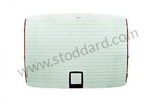 REAR WINDOW FOR ASSEMBLY WITH MOULDING / ASSEMBLY WITH RAISED 3RD BRAKE LIGHT (91154510704)