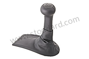 Gear Shift Knob And Boot, Black For 996 986 Boxster satin black / satin black (EAN) (98642407506EAN)