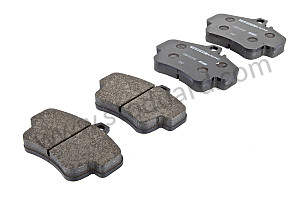 FERODO 3000 SPORTS REAR BRAKE PADS SET OF 4 (99A000168736)