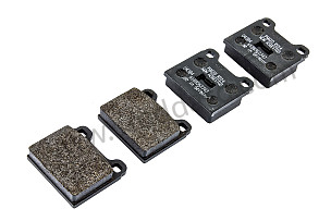 BLACK PAGID REAR BRAKE PAD SET OF 4 (99A000168772)