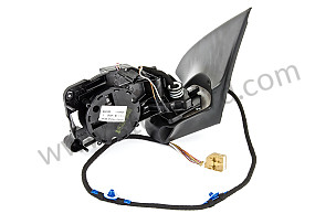 MIRROR BASE Left-hand drive / LEFT / OPTION: DOOR MIRRORS WITH MEMORY FUNCTION ELECTRICALLY RETRACTABLE / ADJUSTABLE SEPARATELY HEATED (Option code: I6XQ) (9557312250301C)