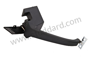 Interior Door Pull And Grab Handle, Right For 911 930 1974-1989 BLACK / BLACK  - FOR OTHER COLOURS CONSULT US BY EMAIL / BLACK / BLACK  - FOR OTHER COLOURS CONSULT US BY EMAIL (NOIR NC) / IMITATION LEATHER / RIGHT (91155509801041)