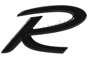 MONOGRAM "R" BLACK / BLACK (02A) (98755925900)