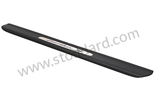 SCUFF PLATE black / black (A03) / Lacquer (99755130315A03)