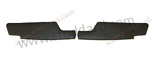 Sun Visor Set (left And Right) For 914 1970-1976.  Concours Correct with Velcro Mirror Closure.  No pivots included.  (SIC73104312)