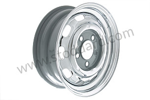 15 x 5.5 Disc Brake Wheel - CHROME ET 42 MM / CHROME / CHROME / 5.5 X 15 INCHES (SIC36102220)