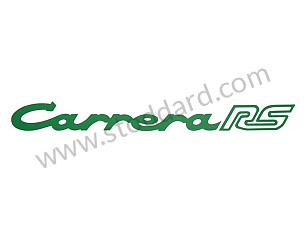 Carrera Rs Decal In Green For Rear Engine Lid. Carrera 2.7rs  (91155903602)