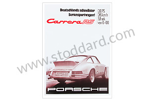 911 2.7 RS POSTER 70 X 50 CENTIMETRE (99A000173764)