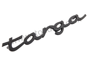 Targa Emblem For Rollbar. 911 964 Targa 1970 - 1992 BLACK / BLACK (91155930742)
