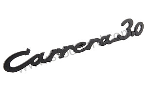 Carrera 3.0 Emblem For 1976-1977 European-Spec 911 BLACK / BLACK (91155931705)