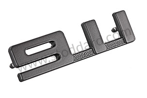 911 Emblem, 911 1974-77 BLACK / BLACK (91155932900)