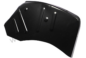 Front closing panel, left, four rib version for 356A T2, 356B and 356C FRONT LEFT (NLA50201700)