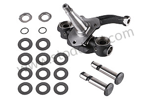 Front spindle, complete for 356A t2 through 356B t6. RIGHT New part / FRONT RIGHT (64434100800)