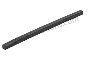Rubber Profile For Horn Grille 911 912 1965-73 FRONT (91155943900)