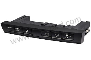 COMBINED SWITCH matt black / matt black (A05) / OPTION: SPORT-TYPE CHASSIS (Option code: I030), OPTION: SPORTS EXHAUST SYSTEM (Option code: I176), OPTION: PDK TRANSMISSION ( DUAL CLUTCH ) (Option code: I250), OPTION: "PASM" ELECTRONIC DAMPER CONTROL (Option code: I475), OPTION: PORSCHE STABILITY MANAGEMENT (PSM) (Option code: I476), OPTION: SPORT CHRONO PACKAGE (Option code: I639), OPTION: SPORT CHRONO PACKAGE PLUS (Option code: I640) (99761356302A05)