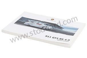 DRIVER-S MANUAL 911 GT3 RS  (WKD99753011)