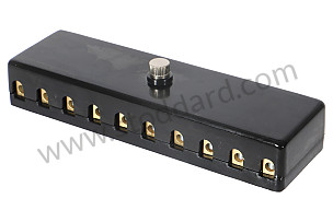 10 POS.FUSE BOX PLASTIC / 10 FUSE / FRONT (91161208602)