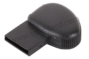 Dash Ventilation Knob, Black 911 1984-89 BLACK / BLACK (9116131390101C)