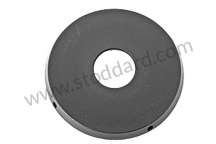 Ignition Starter Switch Cover Bezel / Escutcheon Plate. 911 912 964 993 1974-1998 black / black (70B) (SIC6131600170B)