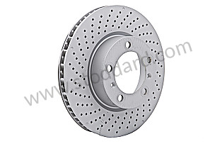 Sebro Brake Disc Rotor, Front Left Boxster Cayman 2013-2016 FRONT LEFT (98135140101)