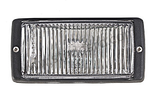 Fog Light, Black For 911 1974-1989 BLACK / BLACK / FRONT (91163120603)