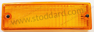 Turn Signal Lens 911 1978-86 ORANGE / ORANGE / FRONT (91163191400)